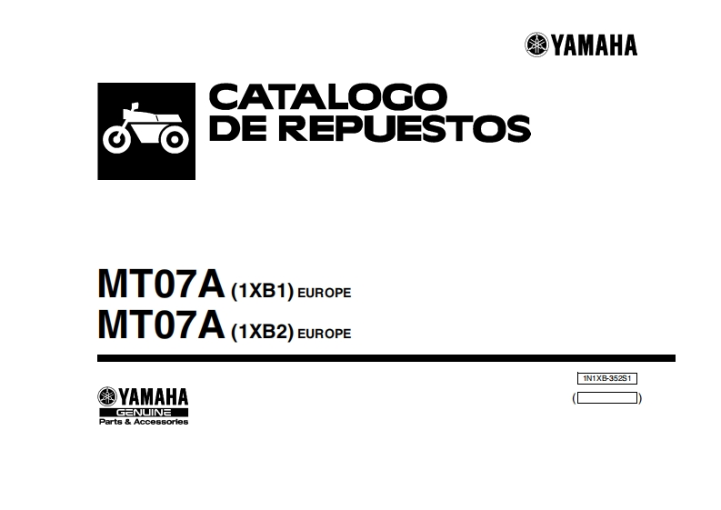 雅马哈MT07_2014摩托车维修零部件说明书手册