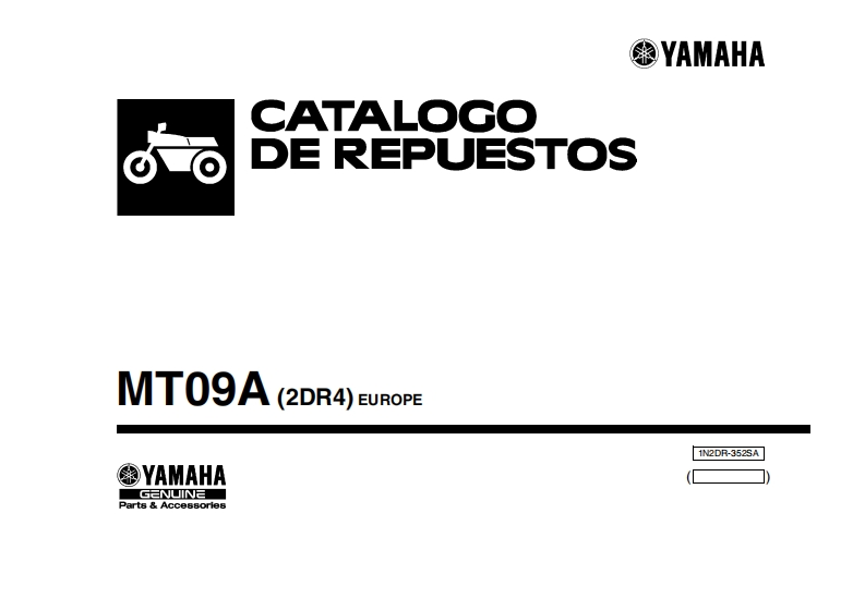 雅马哈MT09A2_2014摩托车维修零部件说明书手册