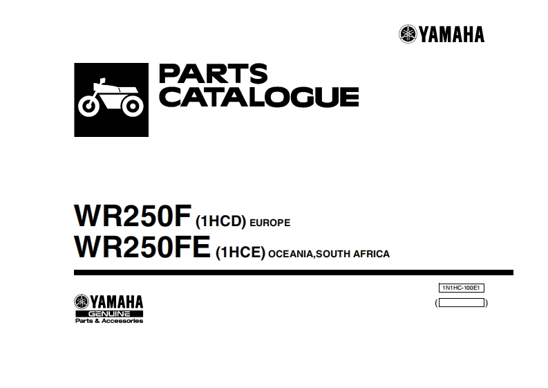 雅马哈WR250F_2014摩托车维修零部件说明书手册-找手册网