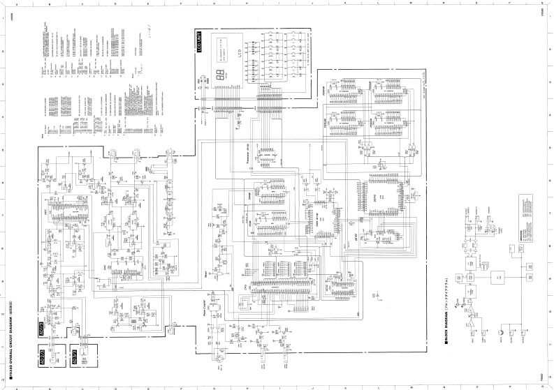 雅马哈Yamaha-FX550-Guitar-Effects-Processor-Schematic电器原理图