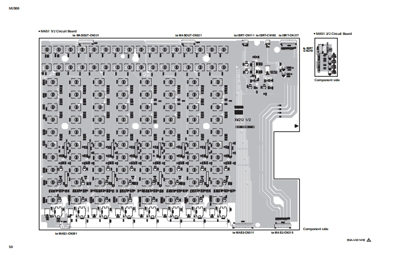 雅马哈Yamaha-M2500E-07-mix维修手册电器原理图