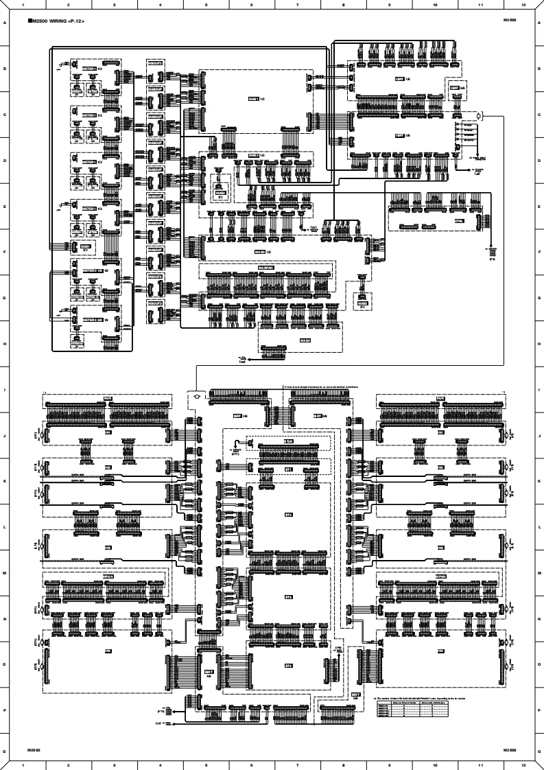雅马哈Yamaha-M2500E-14-mix维修手册电器原理图-找手册网