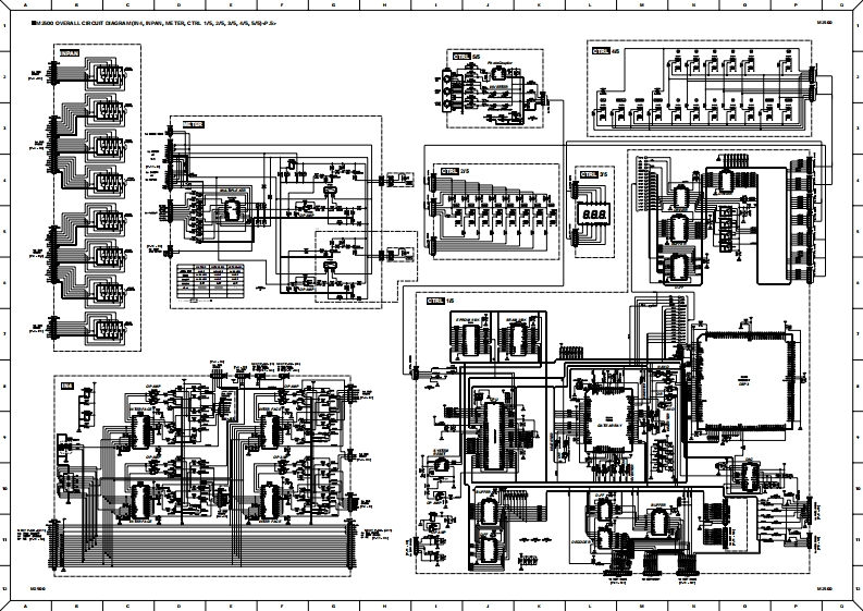 雅马哈Yamaha-M2500E-16-mix维修手册电器原理图