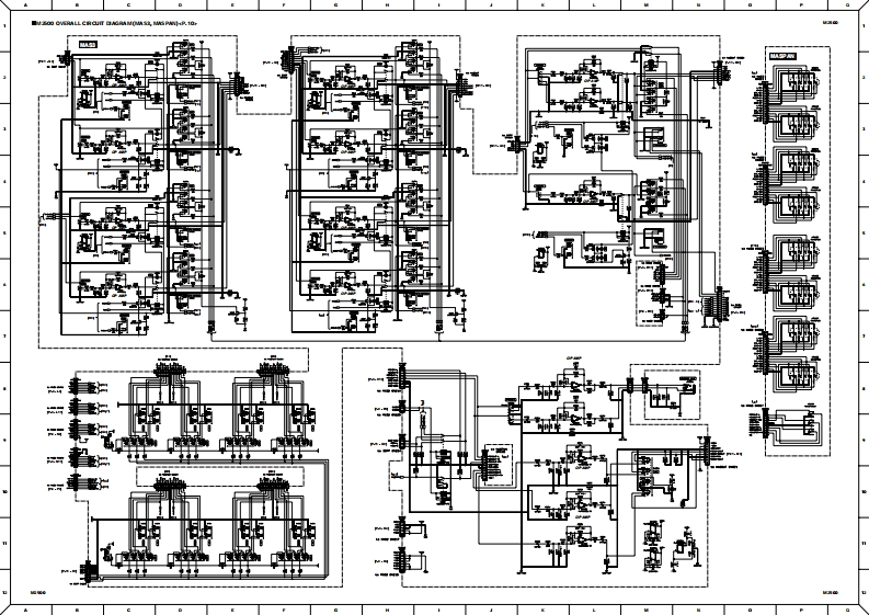 雅马哈Yamaha-M2500E-21-mix维修手册电器原理图