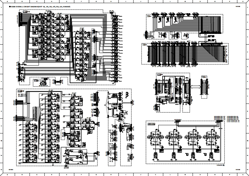 雅马哈Yamaha-M2500E-22-mix维修手册电器原理图