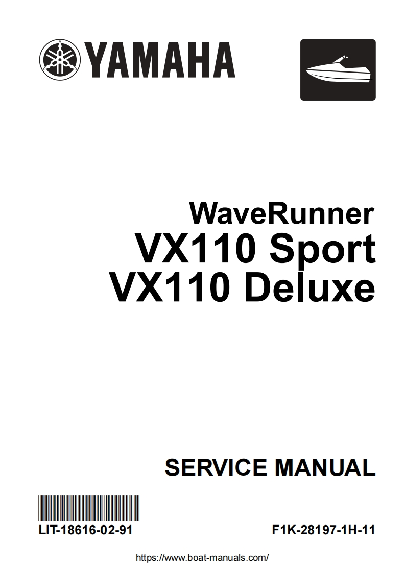 雅马哈Yamaha-VX110-Service-Manual维修手册