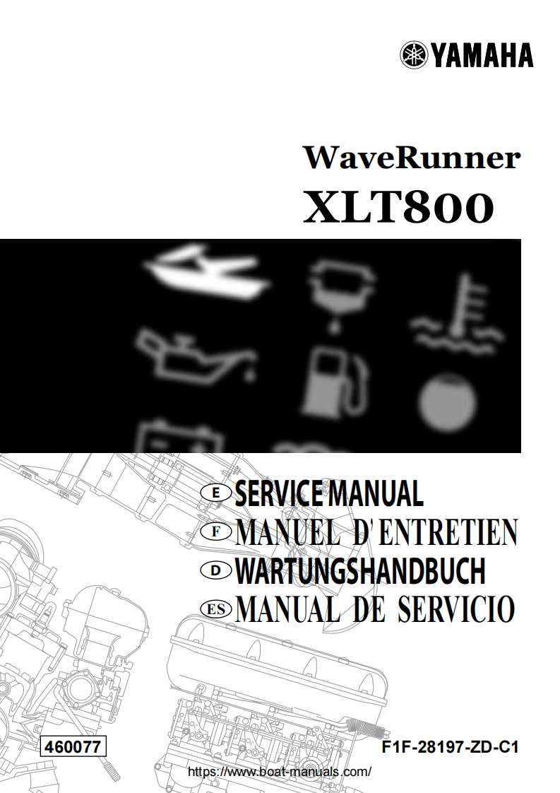 雅马哈Yamaha-XLT800-Service-Manual维修手册