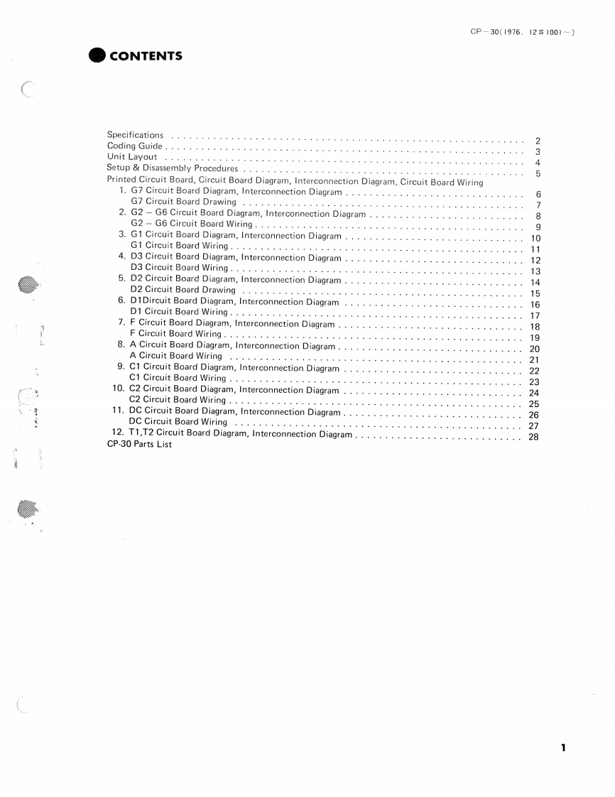 雅马哈yamaha-cp-30-service-manual-470786维修手册含电器原理图