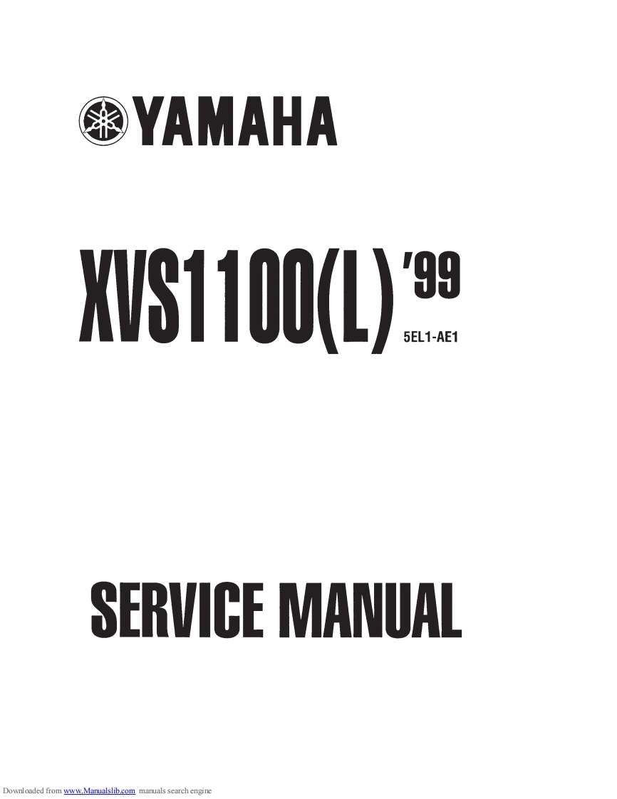 雅马哈摩托车Yamaha_xvs1100L_service_manual含电器原理图维修手册
