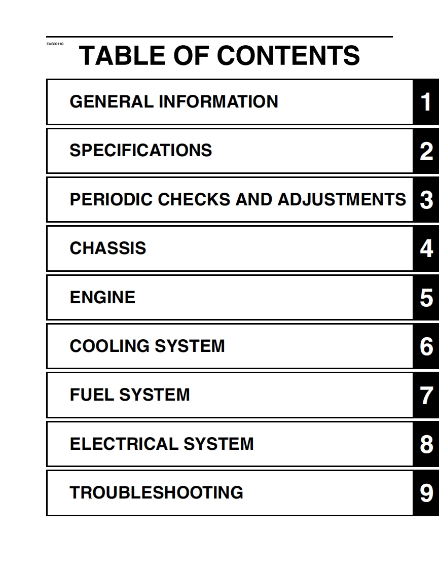 雅马哈摩托车yamaha-yzf-r6-2006-demo-servicemanual维修操作说明书手册维修操作说明书手册-找手册网