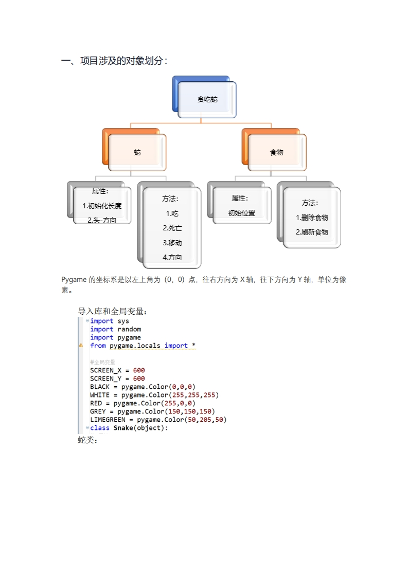 项目分析和实现